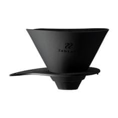 Hario Hario - Zebrang V60-02 Flat Dripper - Zložljiv silikonski kapljalnik črne barve