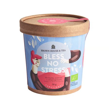 Brown House & Tea Brown House & Tea - Bless No Stress - čaj v prahu 50g