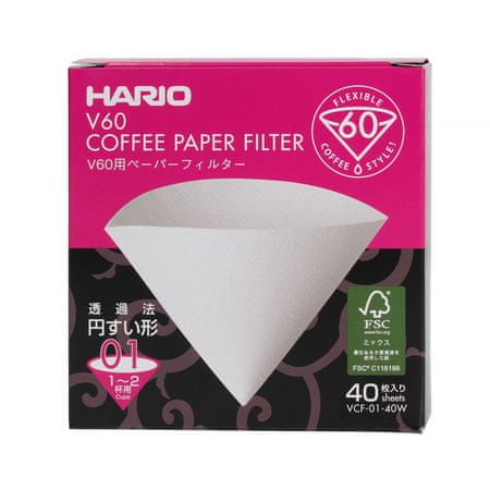 Hario Papirnati filtri Hario za kapljanje V60-01