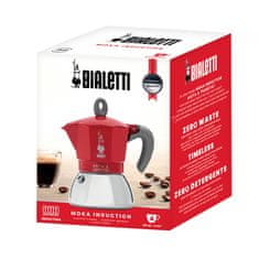 BIALETTI Bialetti New Moka Induction 4tz Rdeča