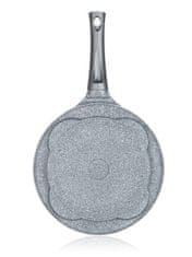 Banquet ponev za 4 palačinke z neprijemljivo površino GRANITE Grey, siva, 26 cm