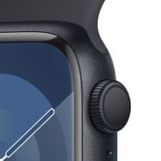 Apple Watch Series 9 pametna ura, 41 mm, GPS, športni pašček M/L, Midnight