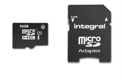 Integral 16GB MICRO SDHC class10 90MB/s SPOMINSKA KARTICA+ SD ADAPTER