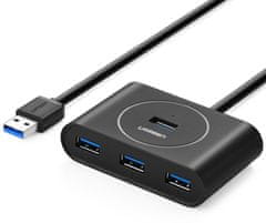 Ugreen USB 3.0 4 Ports Hub črn 0,5m - box