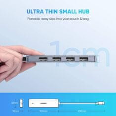 Ugreen Hub USB-C 4 portni - box