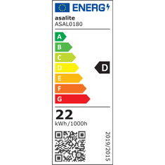 Asalite LED cev 22W, 150cm, 6500K, 3080lm