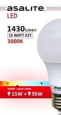 Asalite LED sijalka E27 15W 3000K 1430lm