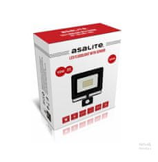 Asalite LED reflektor 10W 6500K, 800Lm + senzor