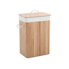 Songmics Košara za perilo Bamboo 72L 40 x 30 x 60 cm naravna, LCB10Y