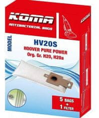 KOMA Vrečke za sesalnik Koma HV20S Hoover Pura Power textile