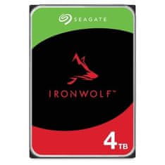 Seagate IronWolf, trdi disk NAS, 4 TB, 3,5", SATAIII, 256 MB predpomnilnika, 5400 vrt/min