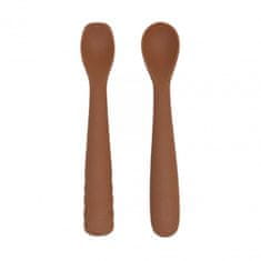 Bo Jungle Silikonske žlice B-Spoon Shape 2pcs Terracotta