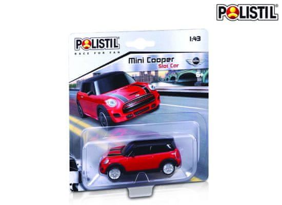 POLISTIL Mini Cooper Slot car 1:43 Rdeča