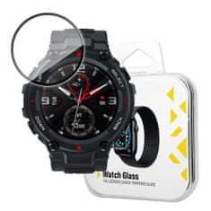 MG Watch Glass Hybrid zaščitno steklo za Xiaomi Amazfit T-Rex, črna