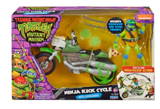 PLAYMATES TOYS TMNT vozilo s figuro