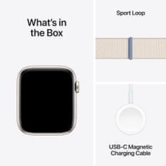 Apple Watch SE pametna ura, 44 mm, GPS, Loop pašček, Starlight