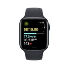 Apple Watch SE pametna ura, 44 mm, GPS, športni pašček M/L, Midnight