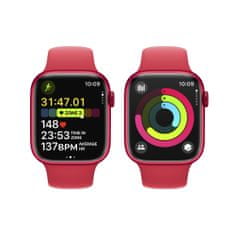 Apple Watch Series 9 pametna ura, 45 mm, GPS, športni pašček S/M, rdeča