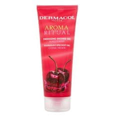 Dermacol Aroma Ritual Black Cherry pomirjajoč gel za prhanje 250 ml za ženske