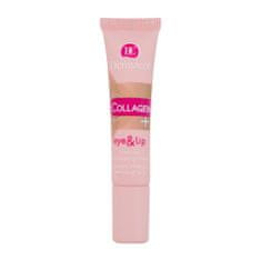 Dermacol Collagen+ Eye & Lip pomlajevalna krema za oči in ustnice 15 ml za ženske