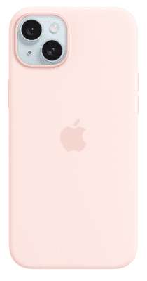 Apple silikonski ovitek za iPhone 15 Plus, z MagSafe, Light Pink