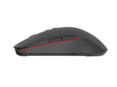 Genesis Gaming optična miška ZIRCON 330/RGB/3600 DPI/Obročki/Optični/Wireless USB/Black-Red