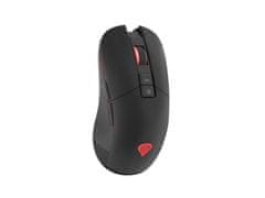 Genesis Gaming optična miška ZIRCON 330/RGB/3600 DPI/Obročki/Optični/Wireless USB/Black-Red