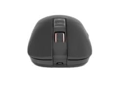 Genesis Gaming optična miška ZIRCON 330/RGB/3600 DPI/Obročki/Optični/Wireless USB/Black-Red