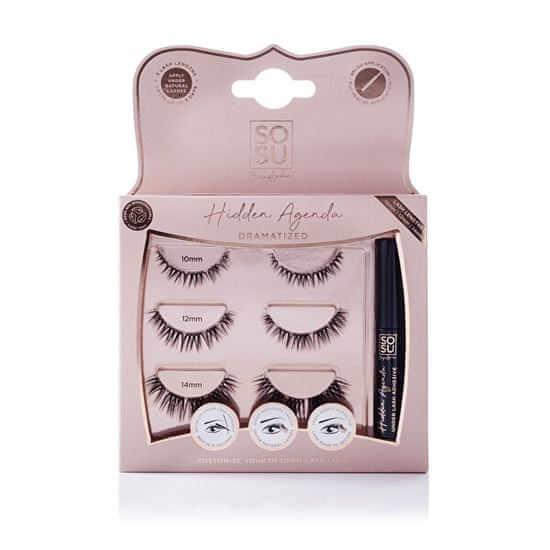 Umetne trepalnice Hidden Agenda (Dramatized Lashes) 10-14 mm