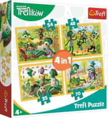 Trefl Puzzle ici - Skupaj 4v1 (35,48,54,70 kosov)