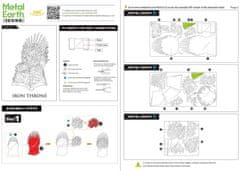 Metal Earth 3D sestavljanka Igra prestolov: Železni prestol (ICONX)