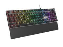 Genesis Gaming mehanska tipkovnica THOR 401/RGB/Kailh Brown/Wired USB/US layout/Black