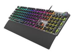 Genesis Gaming mehanska tipkovnica THOR 401/RGB/Kailh Brown/Wired USB/US layout/Black