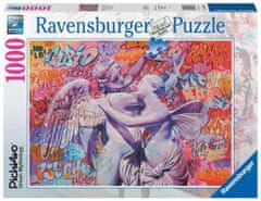 Ravensburger Puzzle Amor in Psiha 1000 kosov