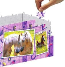 Ravensburger Puzzle 3D škatla za shranjevanje s pokrovom Konj/216 kosov