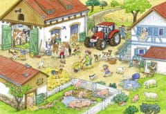 Ravensburger Dan na kmetiji Sestavljanka 2x24 kosov