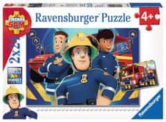 Ravensburger Puzzle Gasilec Sam 2x24 kosov