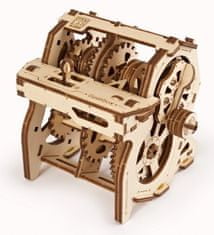 UGEARS 3D lesena mehanska sestavljanka STEM izobraževalni menjalnik