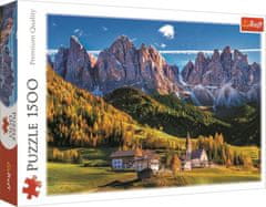 Trefl Puzzle Dolina Val di Funes, Dolomiti / 1500 kosov