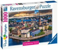 Ravensburger Puzzle Skandinavija - Stockholm, Švedska 1000 kosov