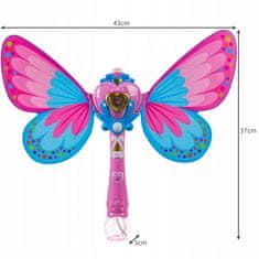 Kruzzel LED baterijski stroj za milne mehurčke Butterfly