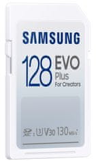 Samsung EVO Plus SDXC 128 GB / CL10 UHS-I U3 / V30