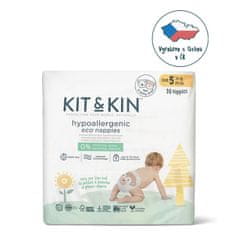 Kit & Kin Plenice za enkratno uporabo Eco 5 (11 kg+) 28 kosov