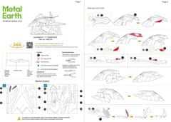 Metal Earth 3D kovinski model F-117 Nighthawk