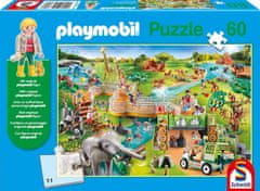 Schmidt Puzzle Playmobil Zoo 60 kosov + figurica Playmobil