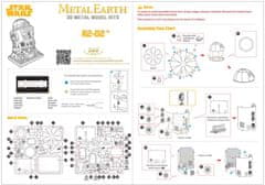 Metal Earth Kovinska Zemlja 3D sestavljanka: R2-D2 iz Vojne zvezd