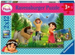 Ravensburger Sestavljanka Heidi: Skupaj v gorah 2x12 kosov