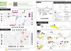 Metal Earth 3D sestavljanka Lockheed Martin P-38 Lightning (ICONX)