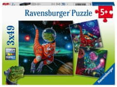 Ravensburger Puzzle - Svet dinozavrov 3 x 49 kosov