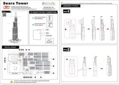 Metal Earth 3D sestavljanka Sears Tower (Willis Tower) (ICONX)